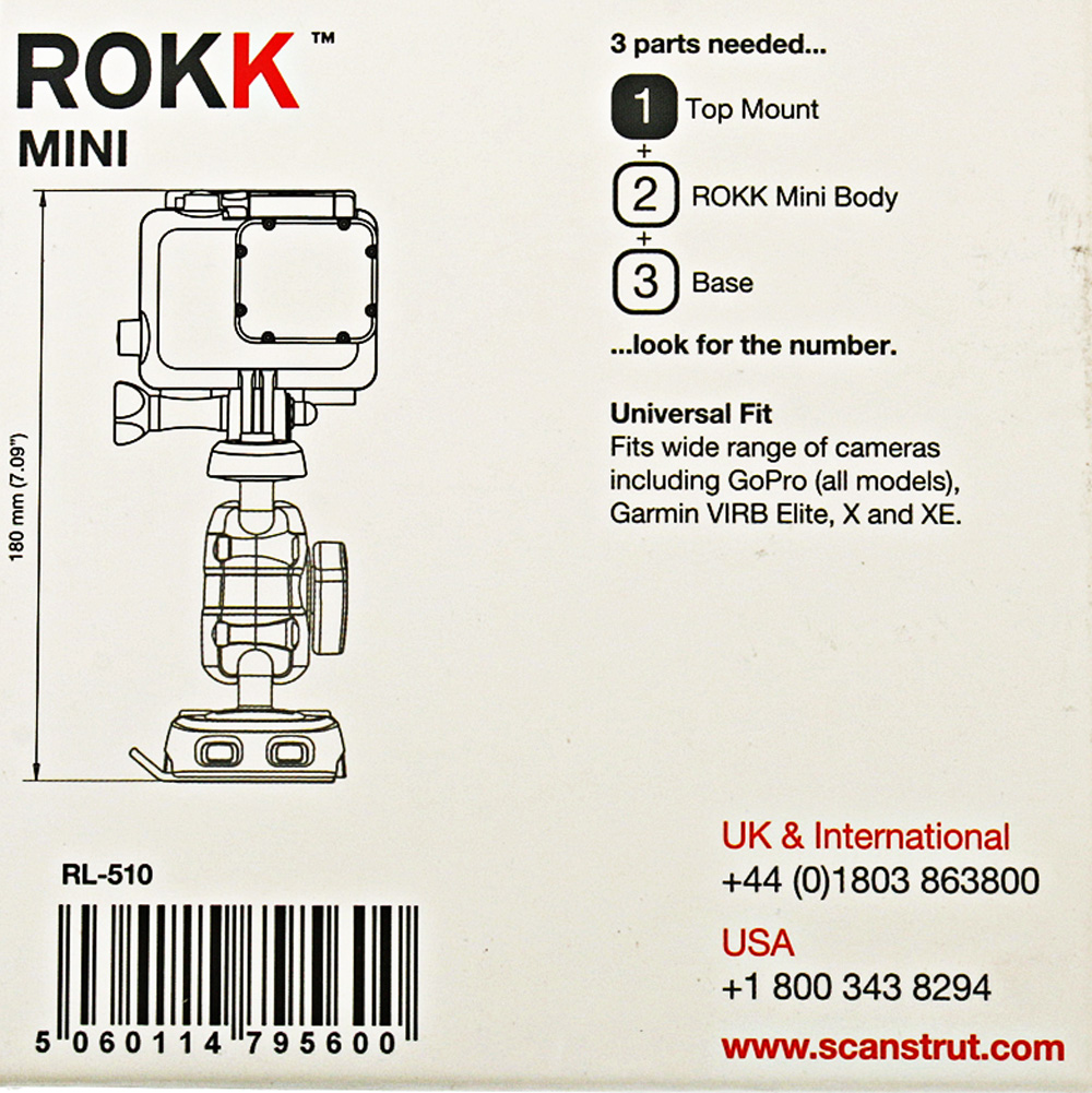 Scanstrut ROKK Mini Action Camera Mounting Plate