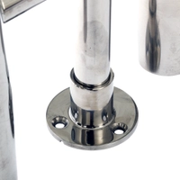 316 Stainless Steel Mounted Rod Rack - 7 Rods Thumbnail 316 Stainless Steel Mounted Rod Rack - 7 Rods