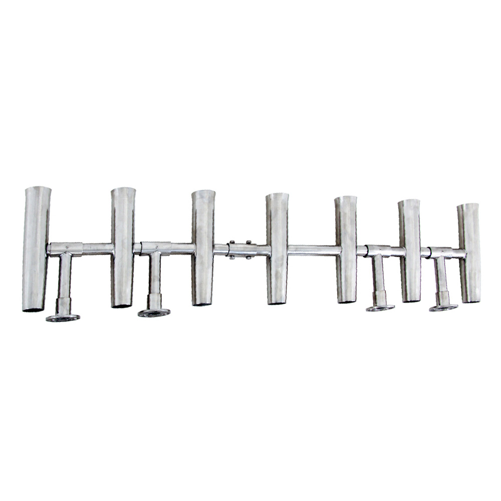 316 Stainless Steel Mounted Rod Rack - 7 Rods