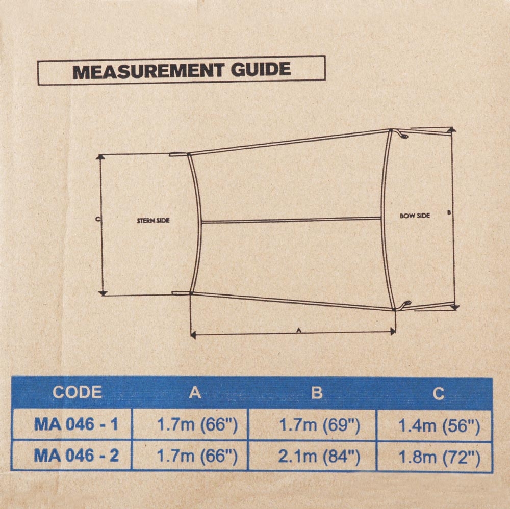 Oceansouth Bimini Sun Shade Extension Kit