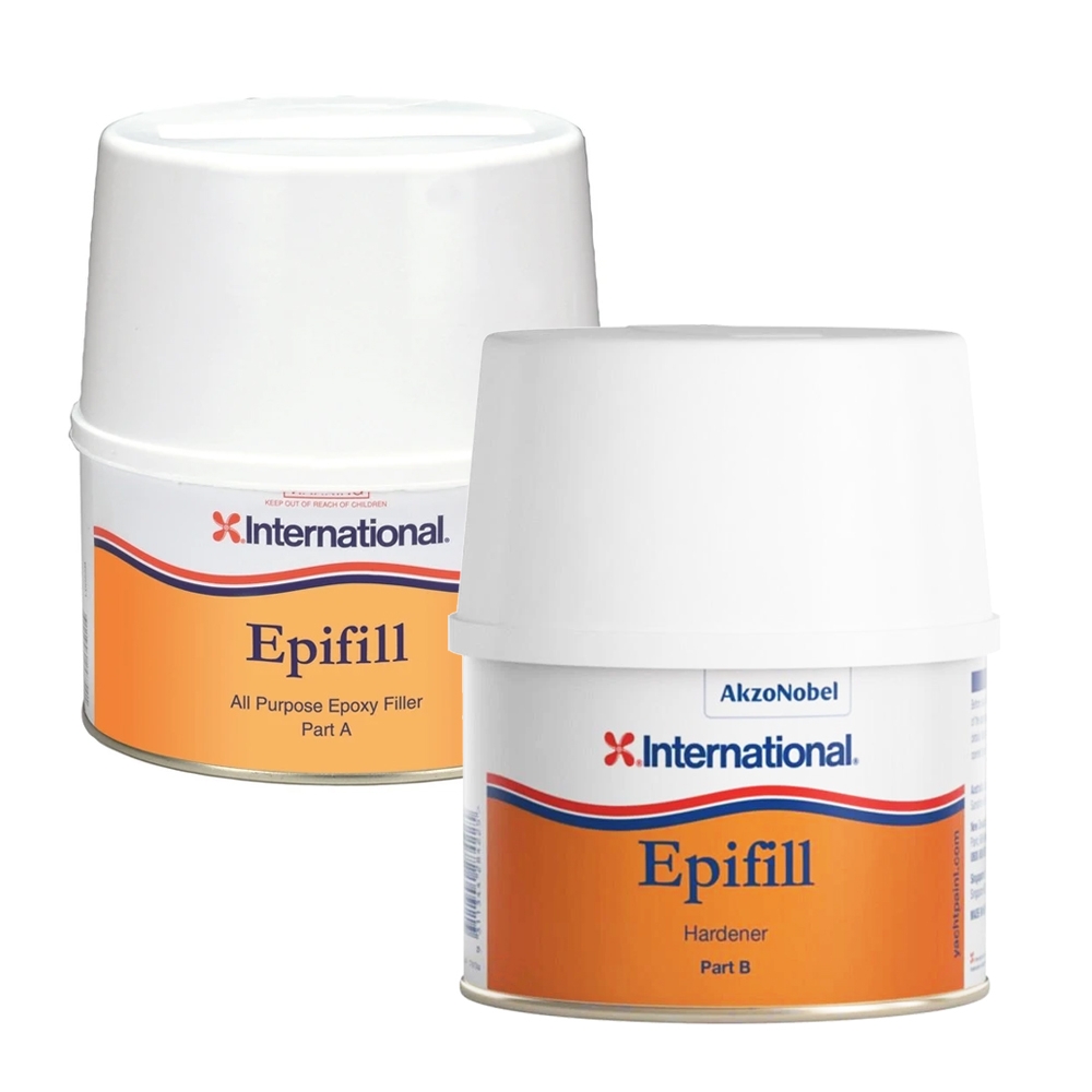 International Epifill Part A and Part B Epoxy Filler Pop Top 1.75kg White