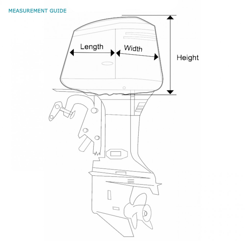 Oceansouth Universal Half Outboard Cover