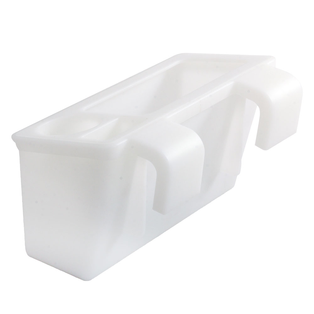 Oceansouth Gunwale Tinnie Bait and Storage Bin with Drink Holder