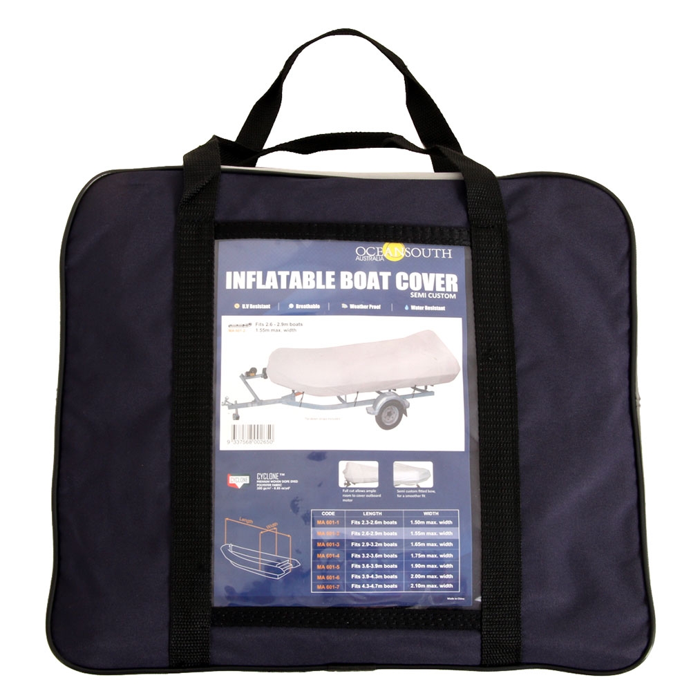 Oceansouth Inflatable Boat Cover 3.2m - 3.6m