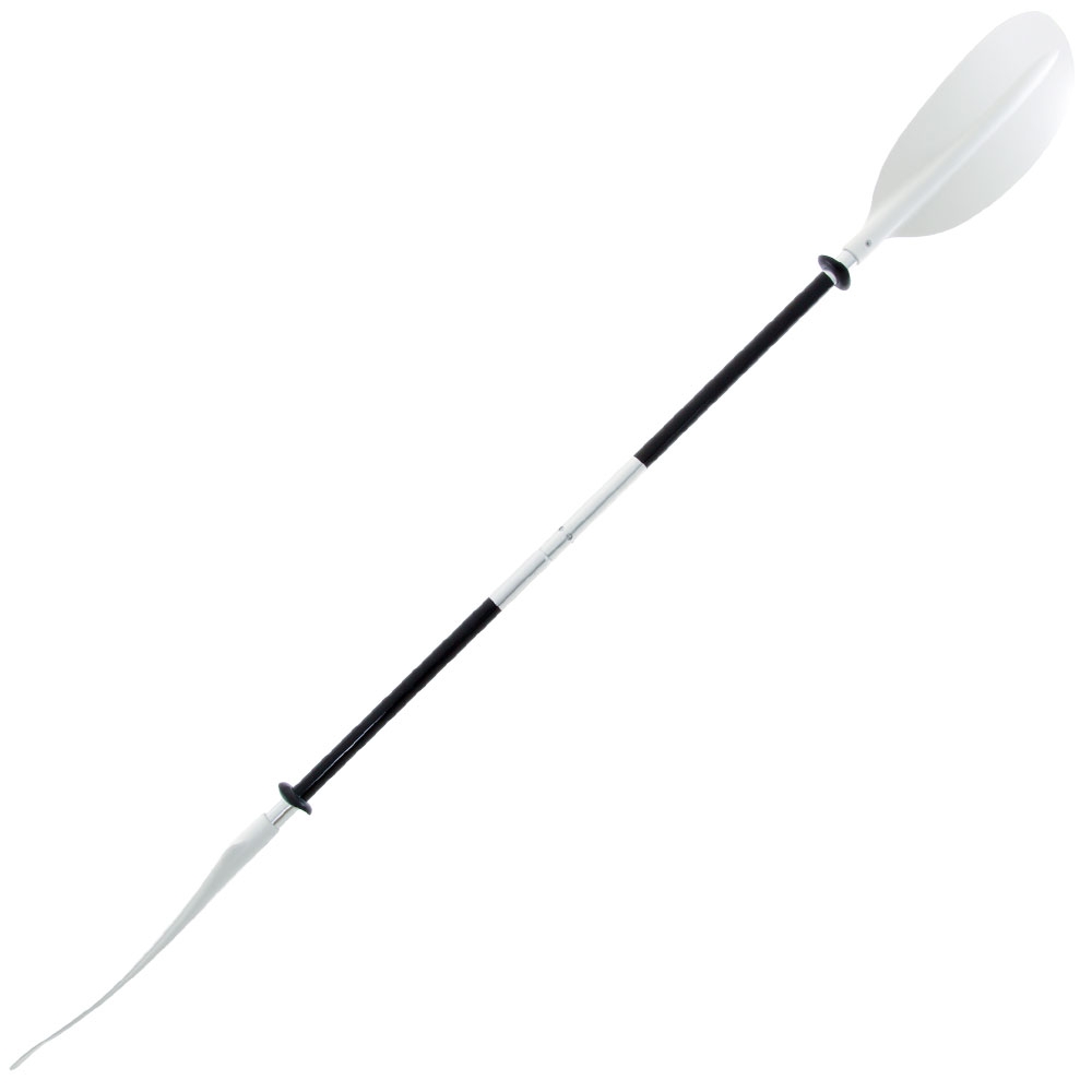 Oceansouth Asymmetric Split Shaft Kayak Paddle 2.17m 2pc White