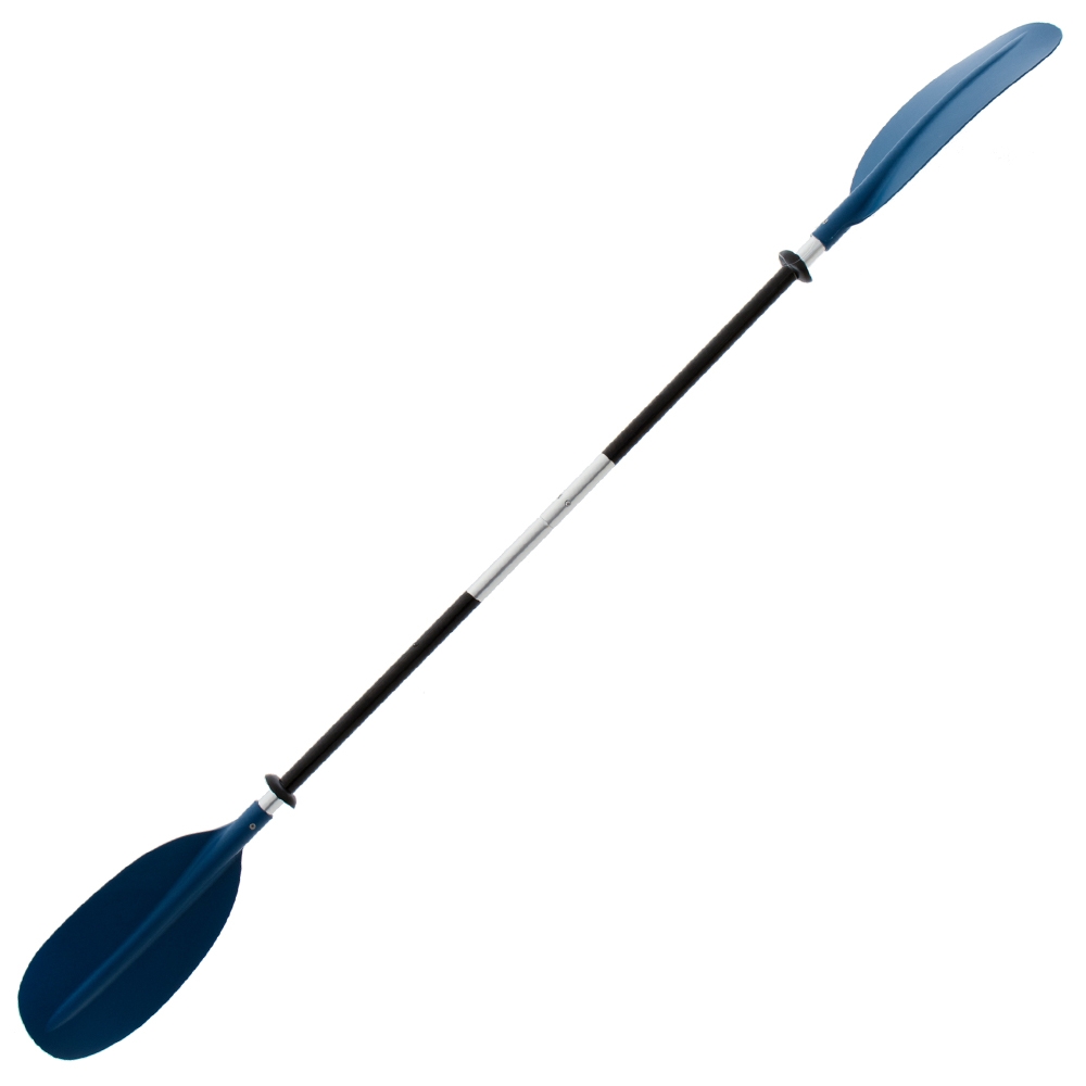 Oceansouth Asymmetric Split Shaft Kayak Paddle 2.17m 2pc Blue