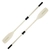 Oceansouth Heavy Duty 1-Piece Aluminium Oars with Stops Pair 1.52m