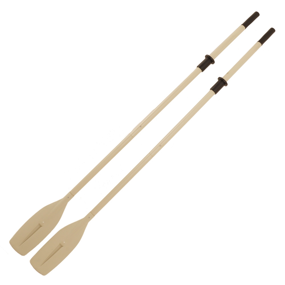 Oceansouth Heavy Duty 2-Piece Split Shaft Aluminium Oars with Stops Pair 9ft