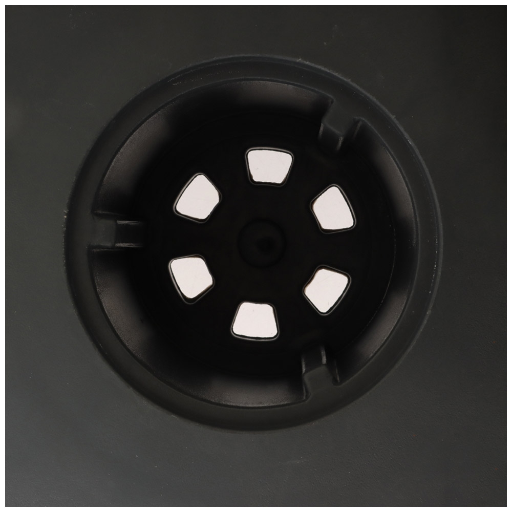 Oceansouth Boat Pedestal Socket Base with Cap Nylon Black