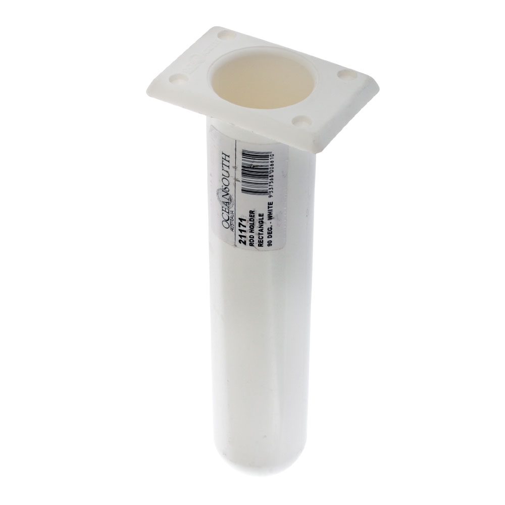 Oceansouth 90-Degree Rod Holder Rectangle White
