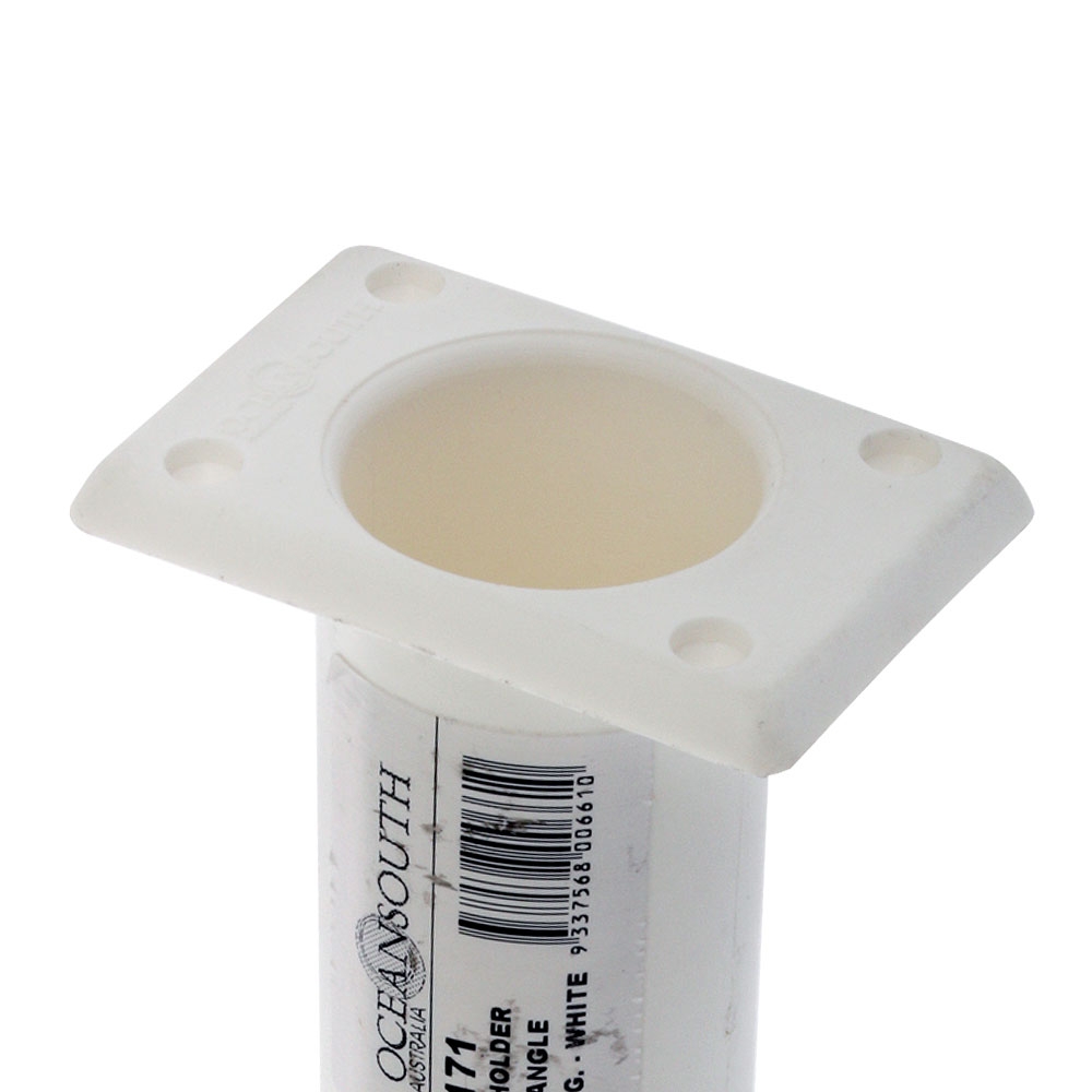 Oceansouth 90-Degree Rod Holder Rectangle White