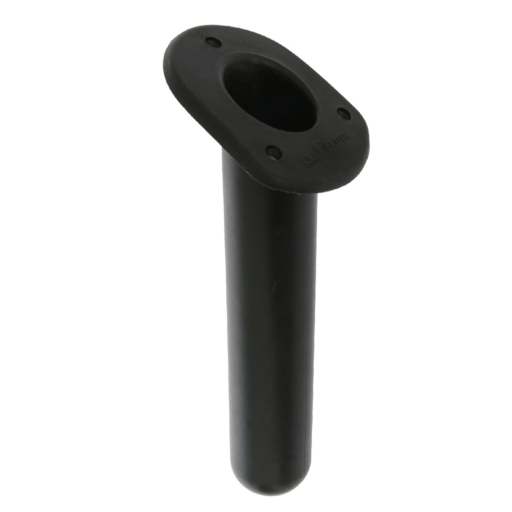 Oceansouth 30-Degree Angled Oval Rod Holder Black