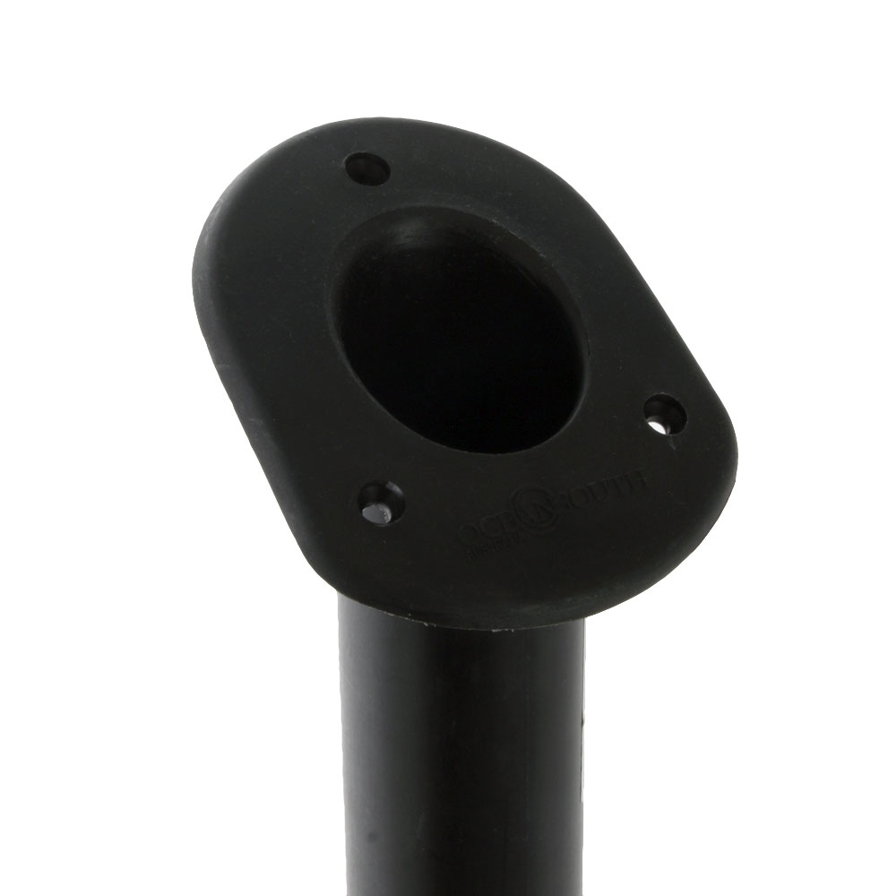 Oceansouth 30-Degree Angled Oval Rod Holder Black