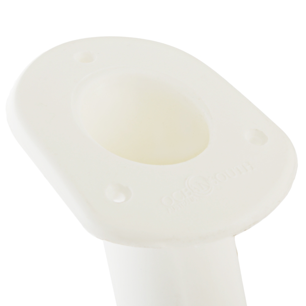Oceansouth 30-Degree Angled Oval Rod Holder White