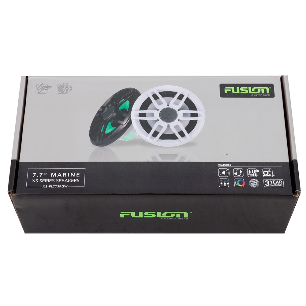 Fusion XS-FL77SPGW XS Series Sports LED Marine Speakers 7.7in 240W