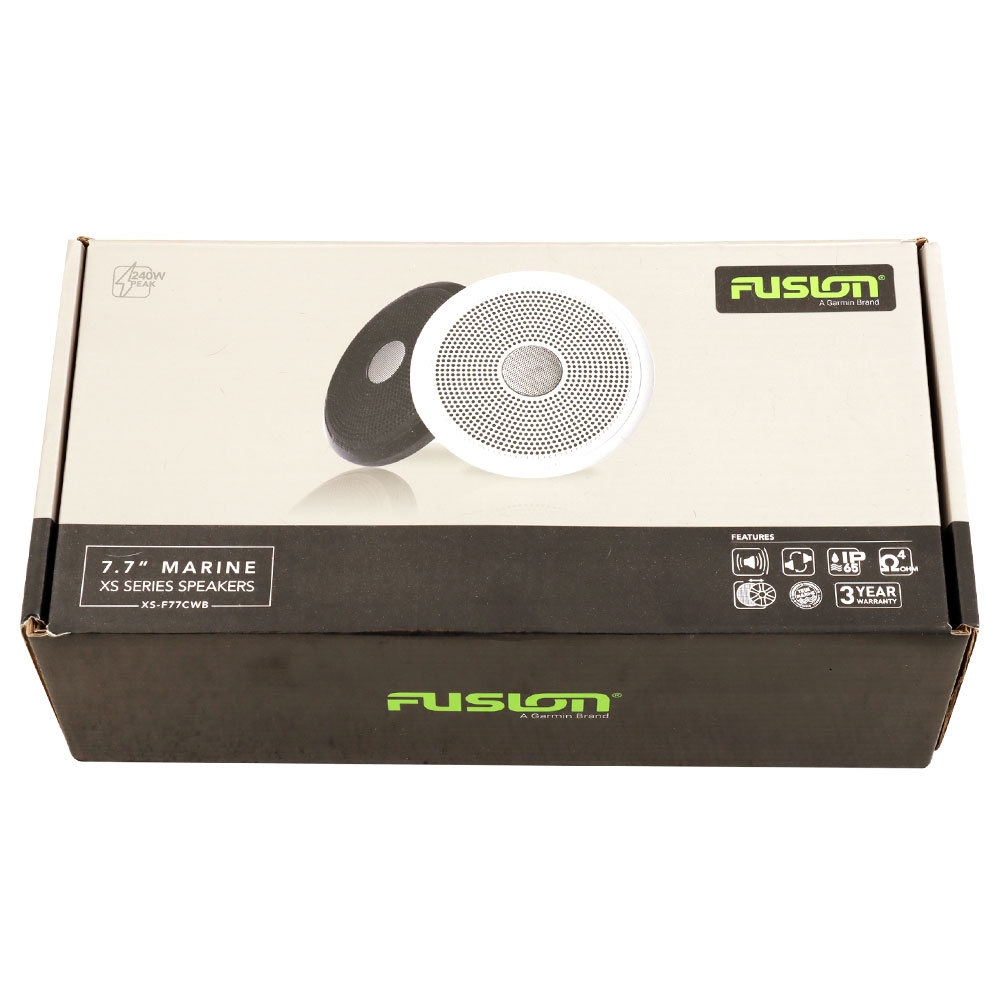 Fusion XS-F77CWB XS Series Classic Marine Speakers 7.7in 240W