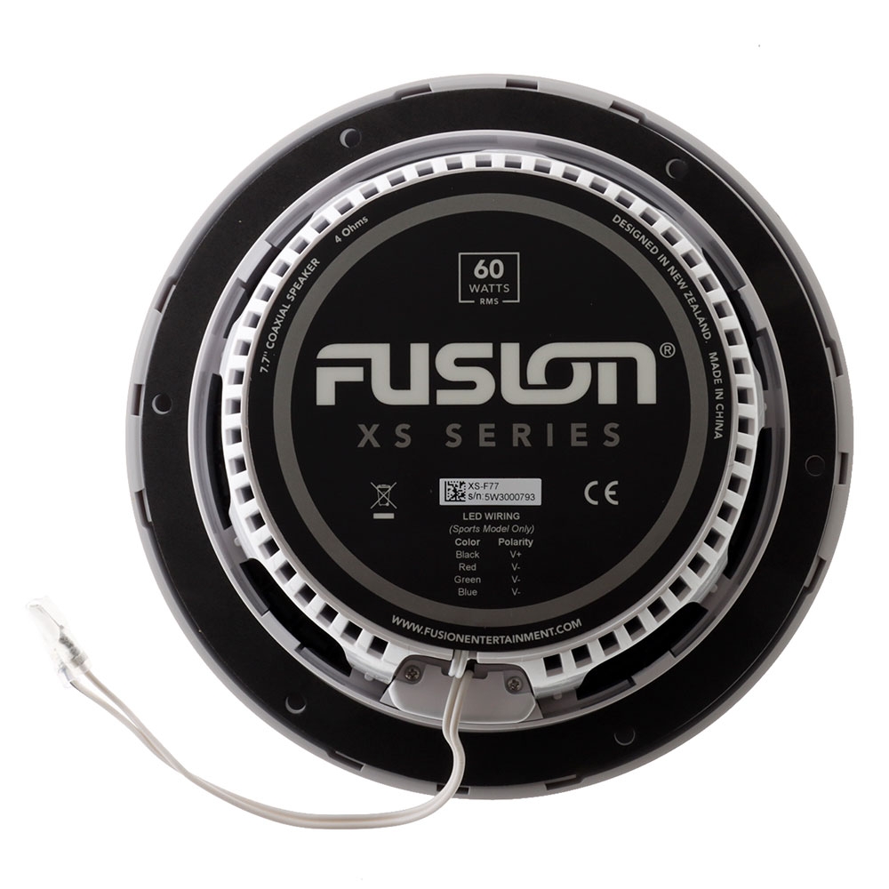 Fusion XS-F77CWB XS Series Classic Marine Speakers 7.7in 240W