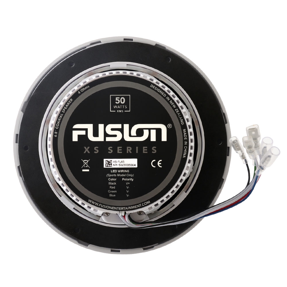Fusion XS-FL65SPGW XS Sports RGB LED Marine Speakers 6.5in 200W