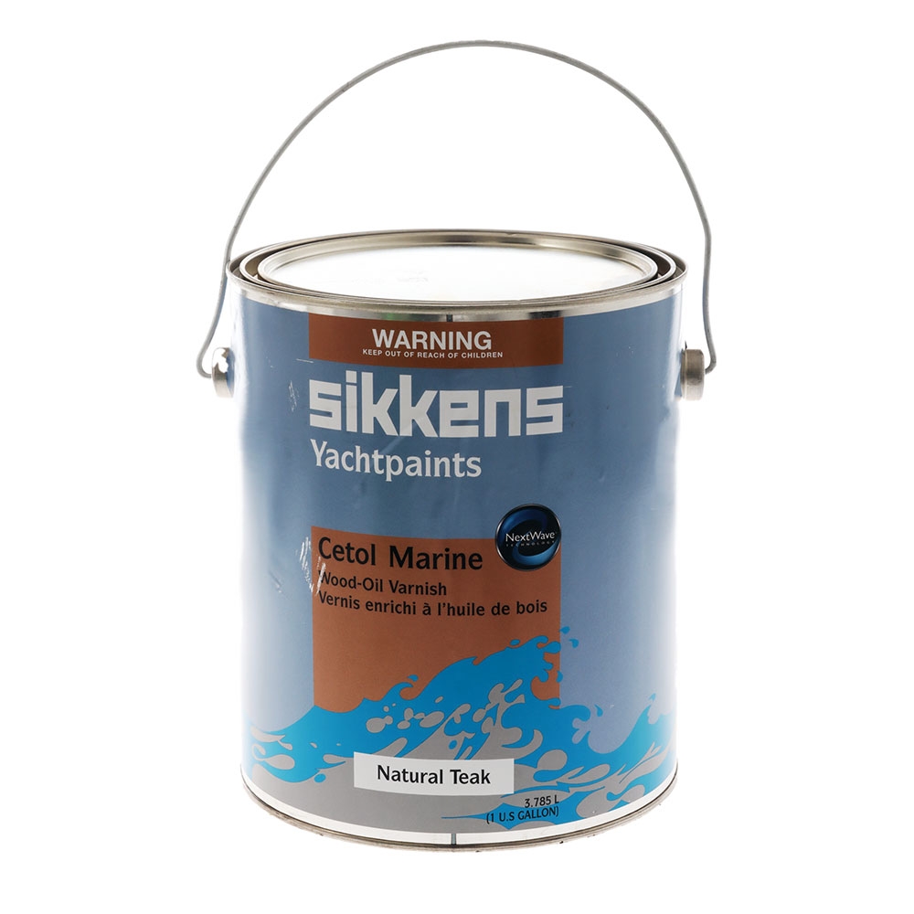 Sikkens Cetol Marine Protective Wood Oil Varnish 3.785L Natural Teak