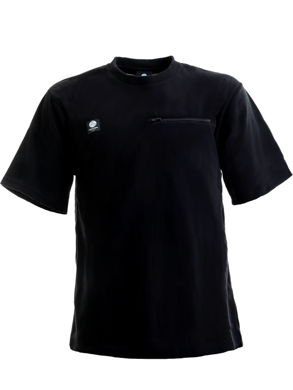 Swanndri Mens Catlins Fleece T-Shirt Black 3XL