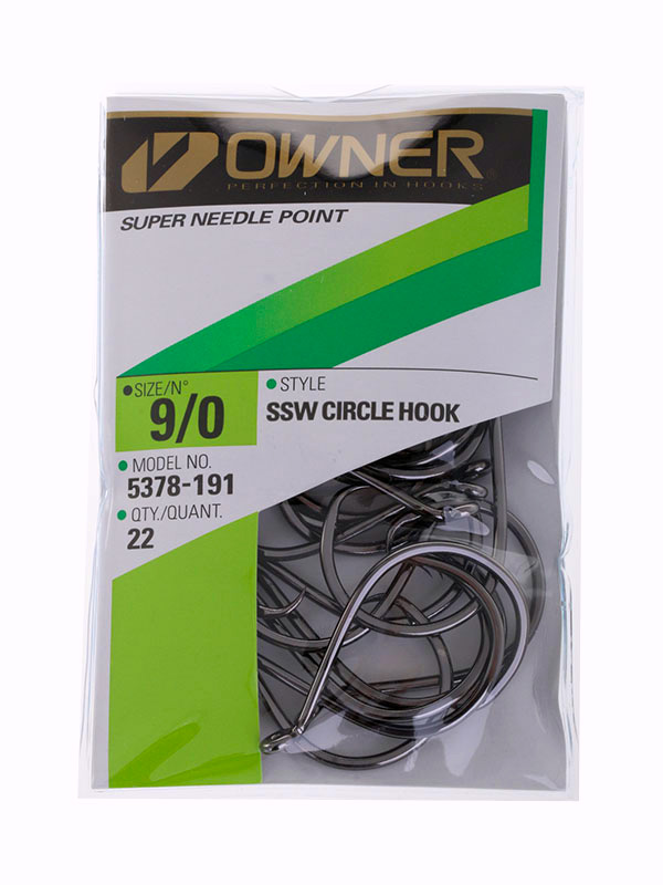 Owner SSW Up-Eye Circle Hooks Pro Pack 9/0 Qty 22