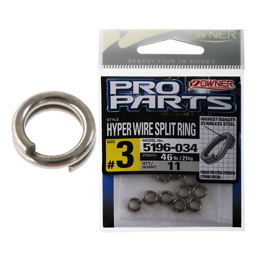 Owner P12 Heavy Duty Split Ring #3 46lb Qty 11