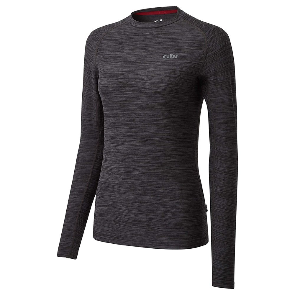 Gill Womens Thermal Long Sleeve Top Ash Melange 12