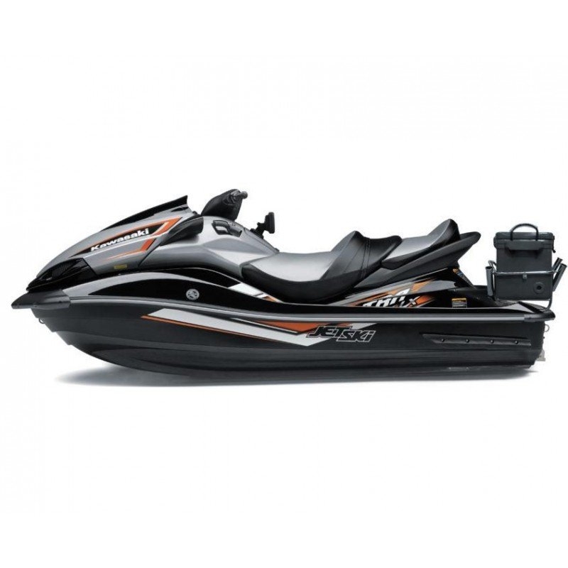 Manta Jet Ski Frame and 70L Icey-Tek Chilly Bin with 5 Rod Holders - Grey