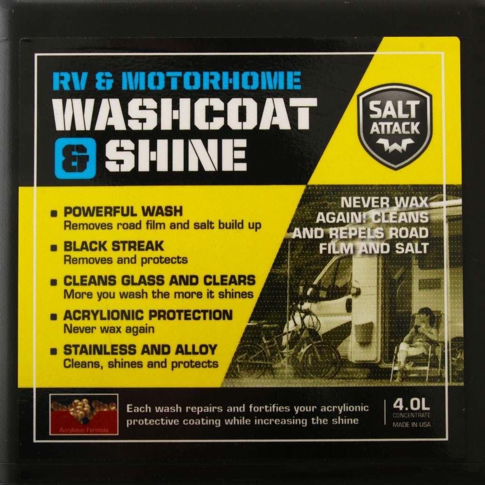 Salt Attack RV and Motorhome Washcoat and Shine 4L