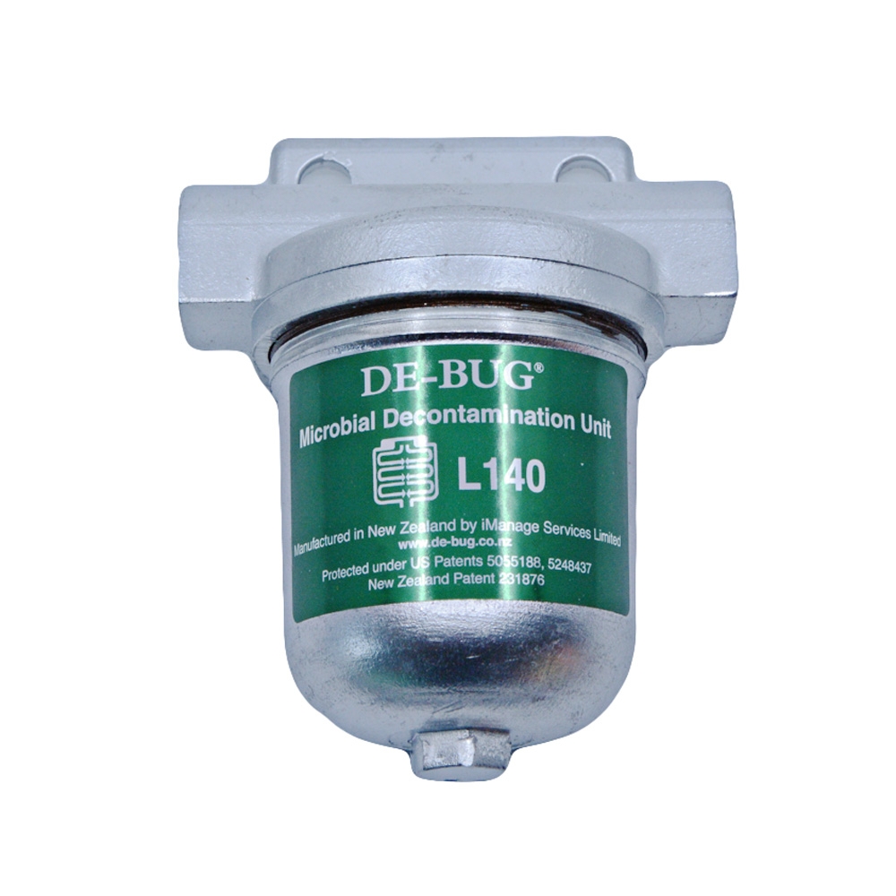 De-Bug L140 Magnetic Diesel Filter with Fittings