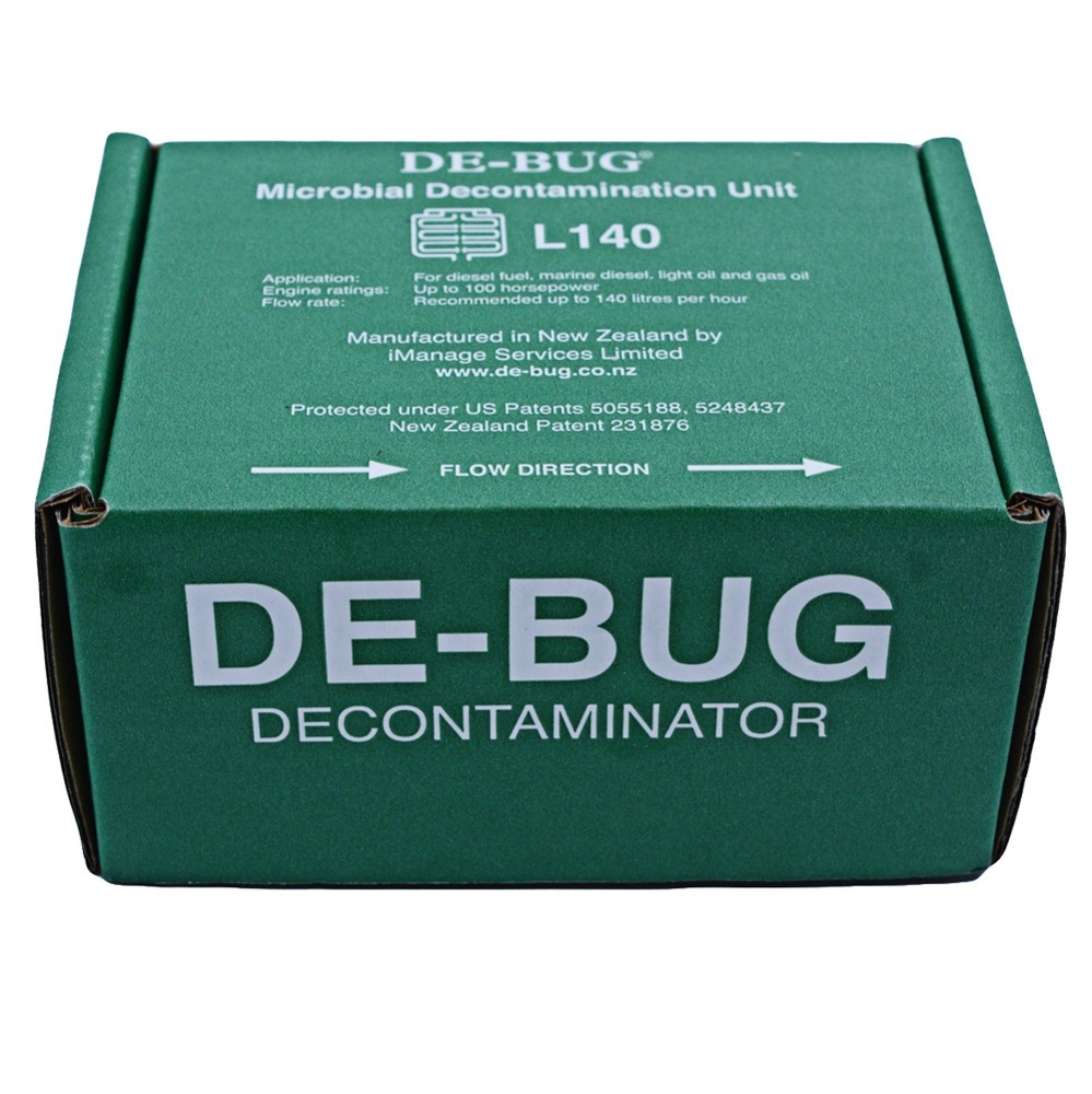 De-Bug L140 Magnetic Diesel Filter with Fittings