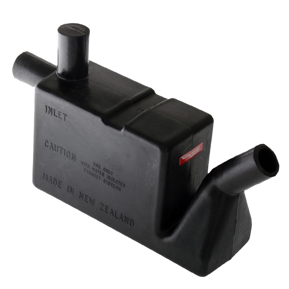 Windward Exhaust Waterlock Muffler Black for 44mm Hose