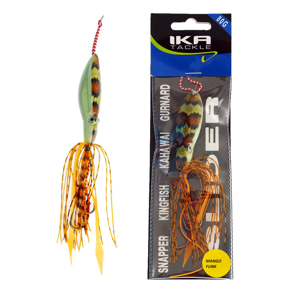 Ika Tackle Squid Slider Lure 80g Mango Funk