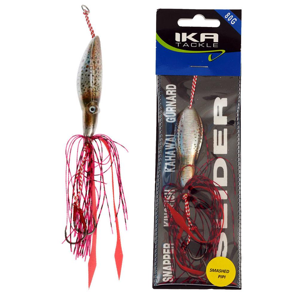 Ika Tackle Squid Slider Lure 80g Smashed Pipi