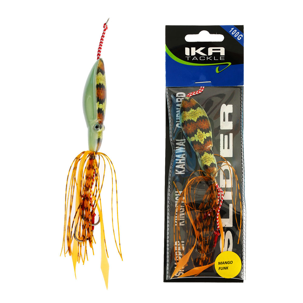 Ika Tackle Squid Slider Lure 100g Mango Funk