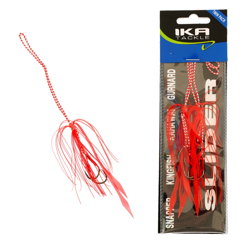 Ika Tackle Slider Lure Replacement Skirt Qty 2 Lipstick