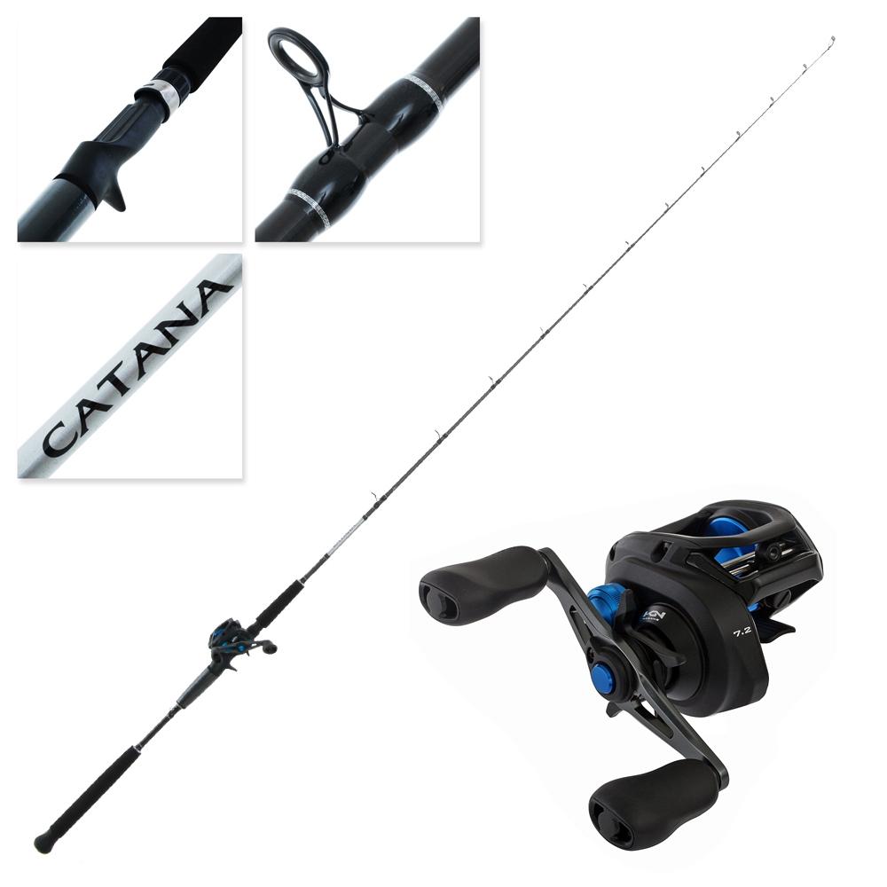 Shimano SLX 150 HG and Catana Overhead Microjig Combo 6'6'' 10-20lb 1pc