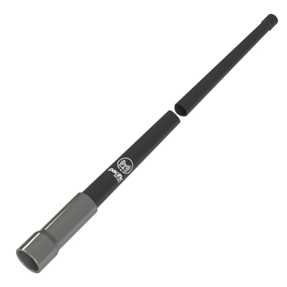 Pacific Aerials P6125 LongReach Pro VHF Ultraglass Antenna 1.8m Black