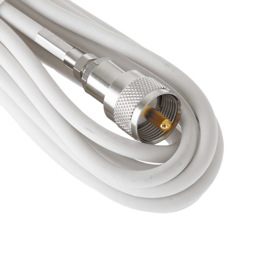 Pacific Aerials VHF/Cellular Heavy Duty Fold Down Mount White