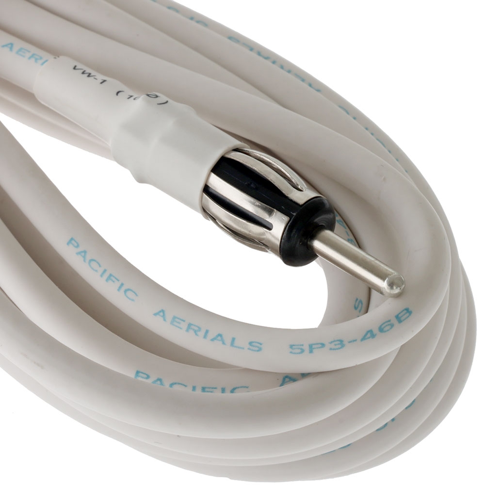 Pacific Aerials AM/FM Heavy Duty Fold Down Mount White