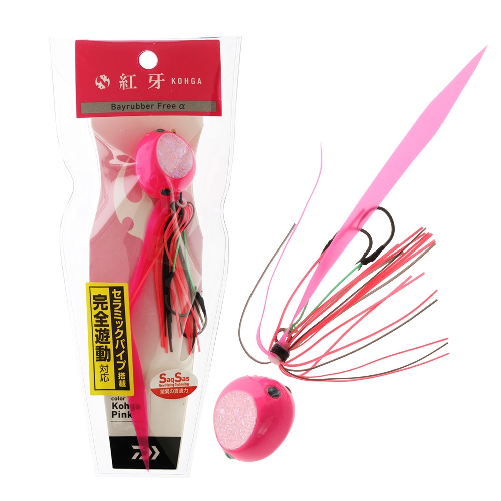 Daiwa Kohga Bay Rubber Free Slider Lure 100g Pink