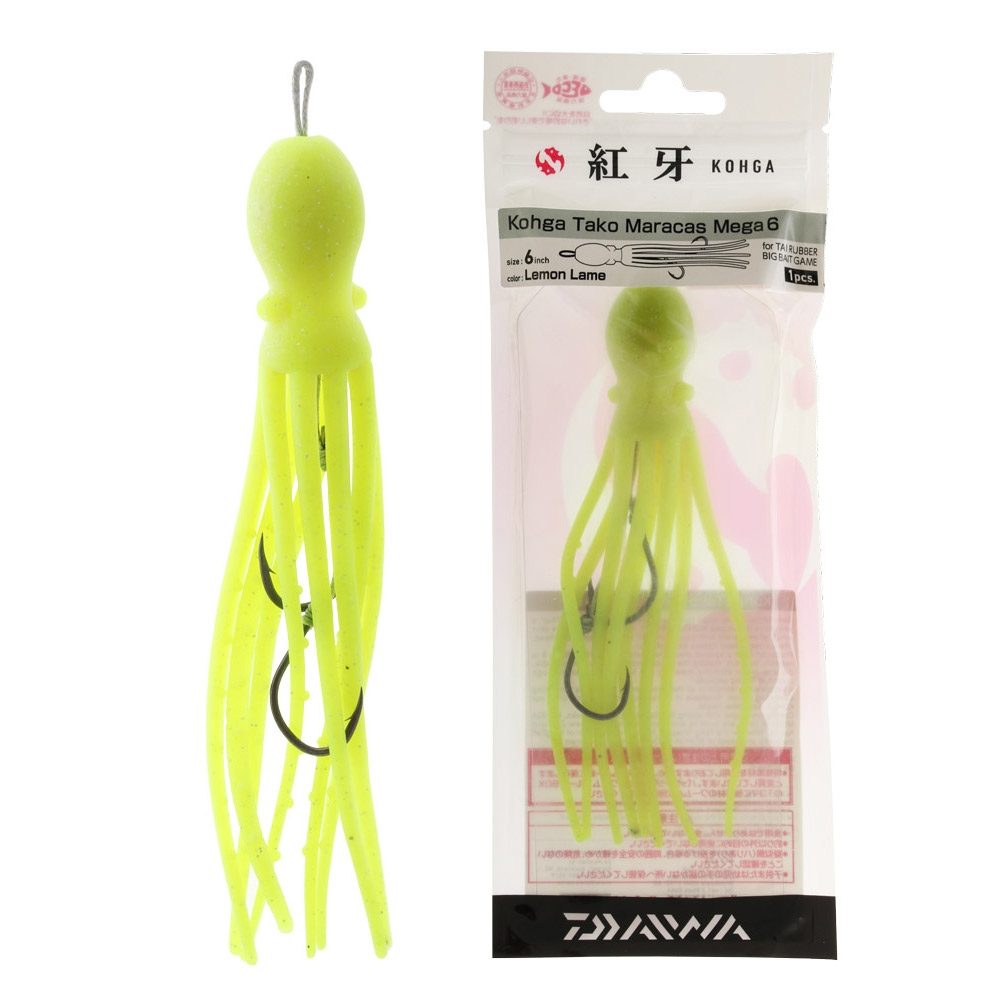 Daiwa Kohga Mega 6 Octopus Skirt Lemon