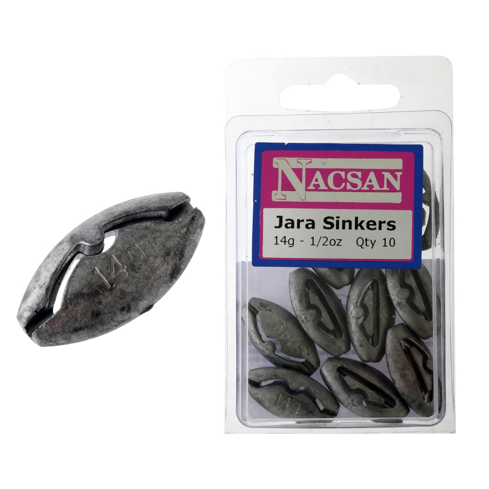 Nacsan Jara Sliding Sinkers 14g Qty 10