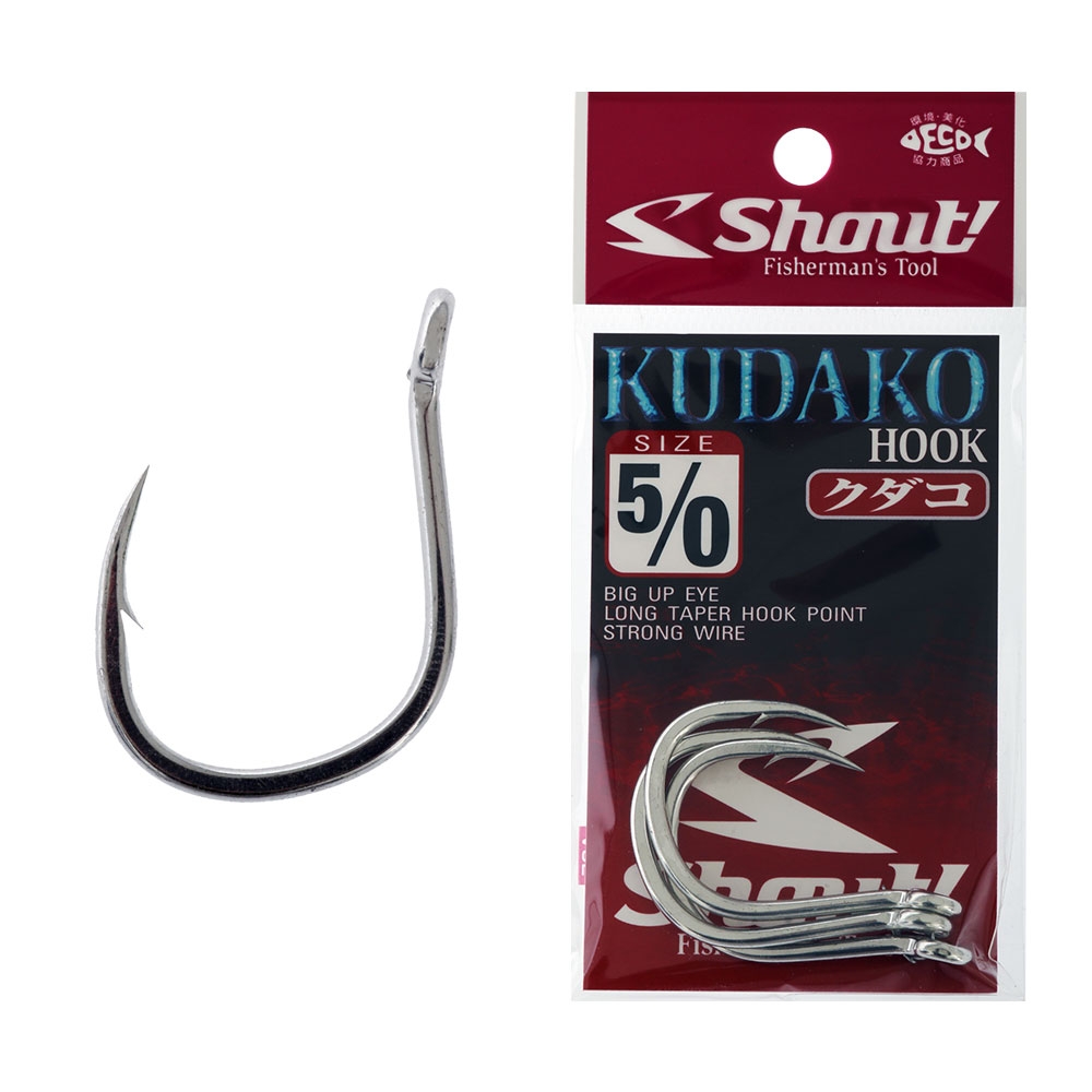 Shout! Kudako Jigging Hook 5/0 Qty 3
