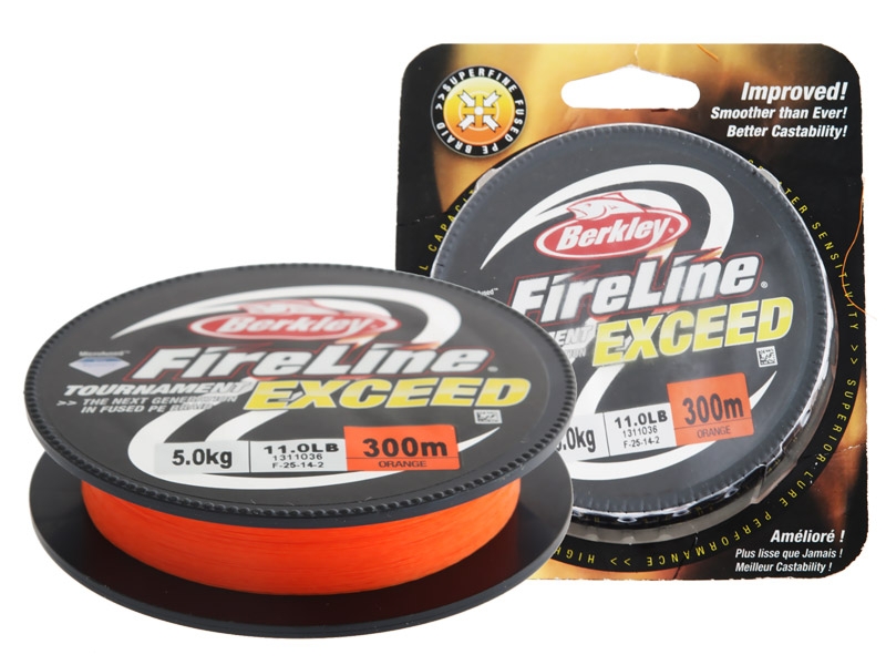 Berkley FireLine Exceed Braid Blaze Orange 300m Spools 5kg