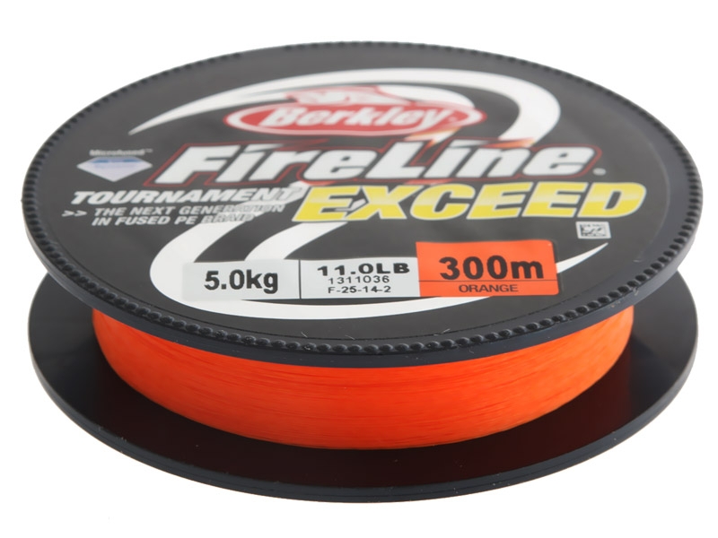 Berkley FireLine Exceed Braid Blaze Orange 300m Spools 5kg