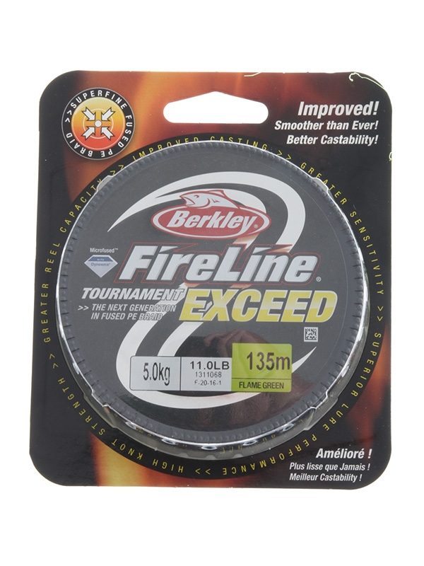 Berkley FireLine Exceed Braid Flame Green 135m 5kg 0.15mm