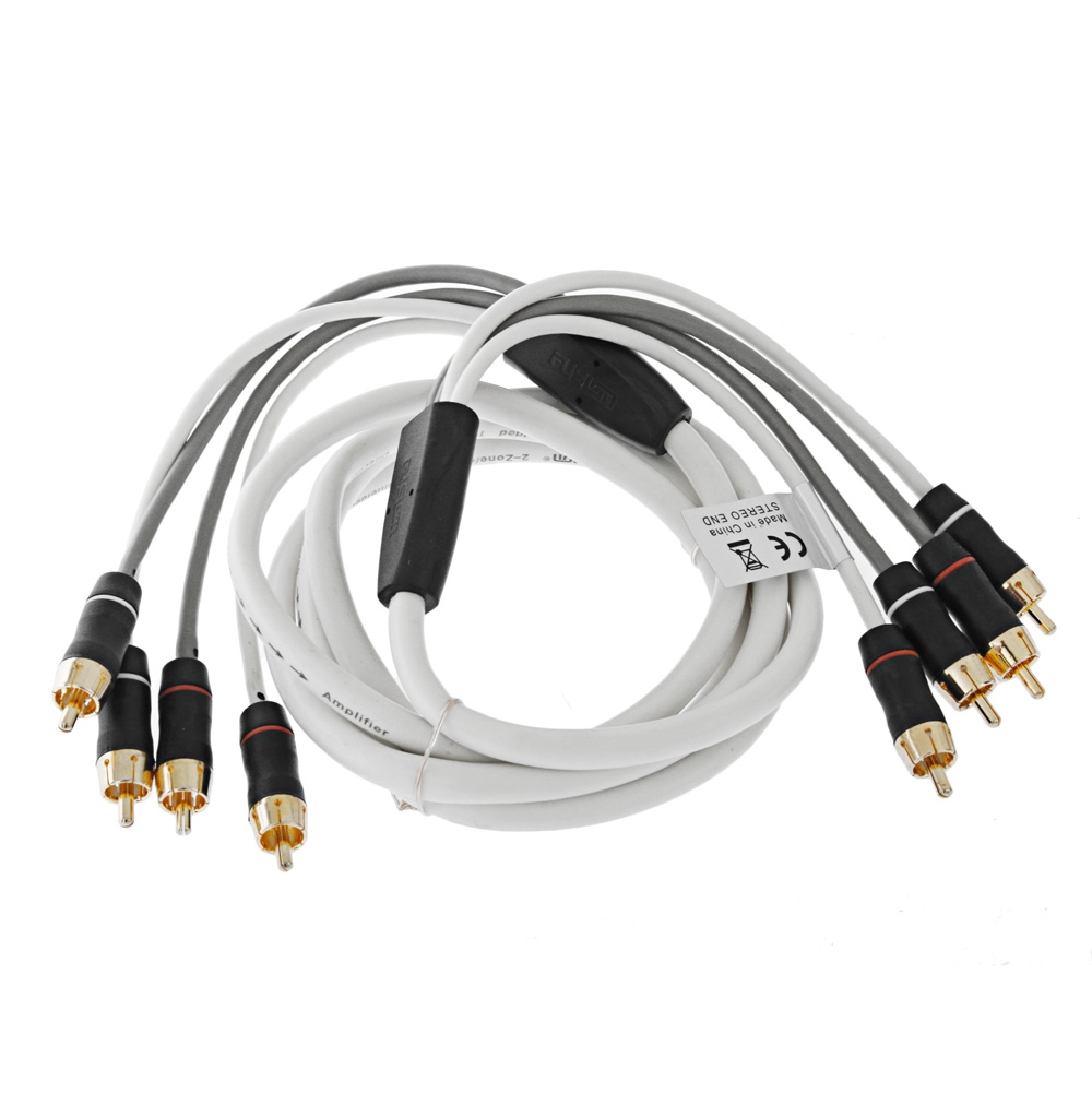 Fusion MS-FRCA6 Audio Interconnect Cable 4-Channel 6ft