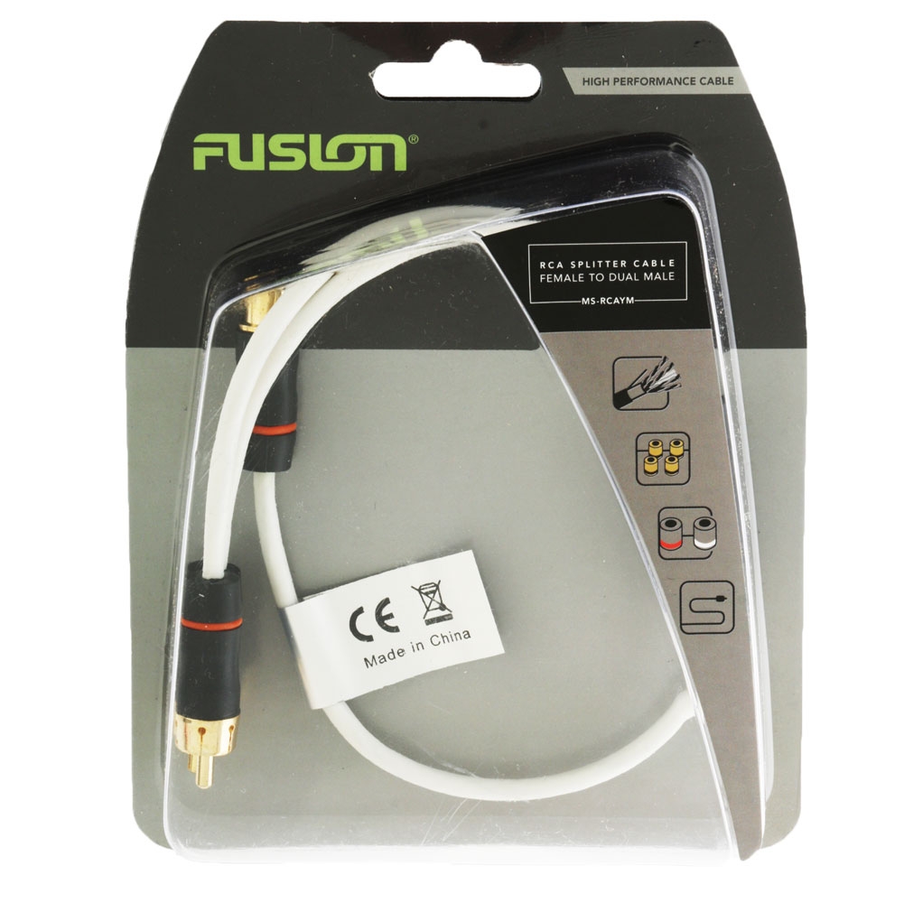 Fusion RCA Splitter Cable Female to Dual Male