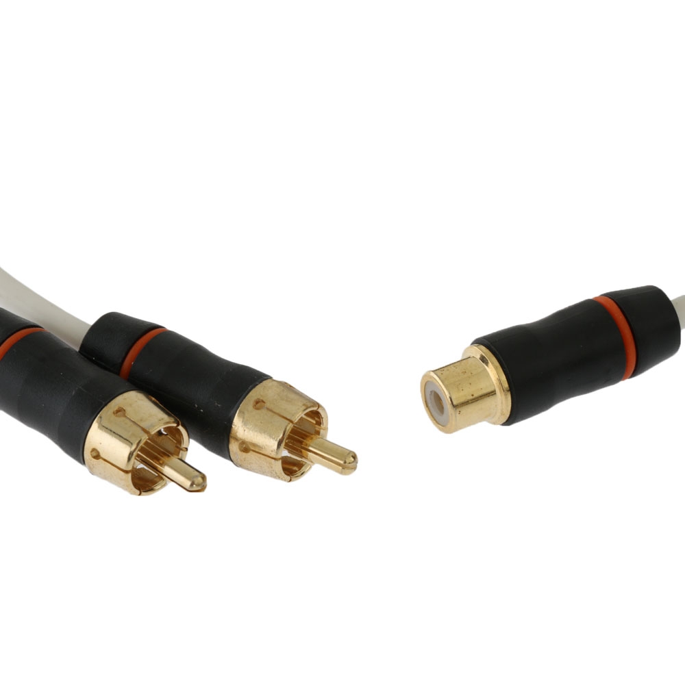 Fusion RCA Splitter Cable Female to Dual Male